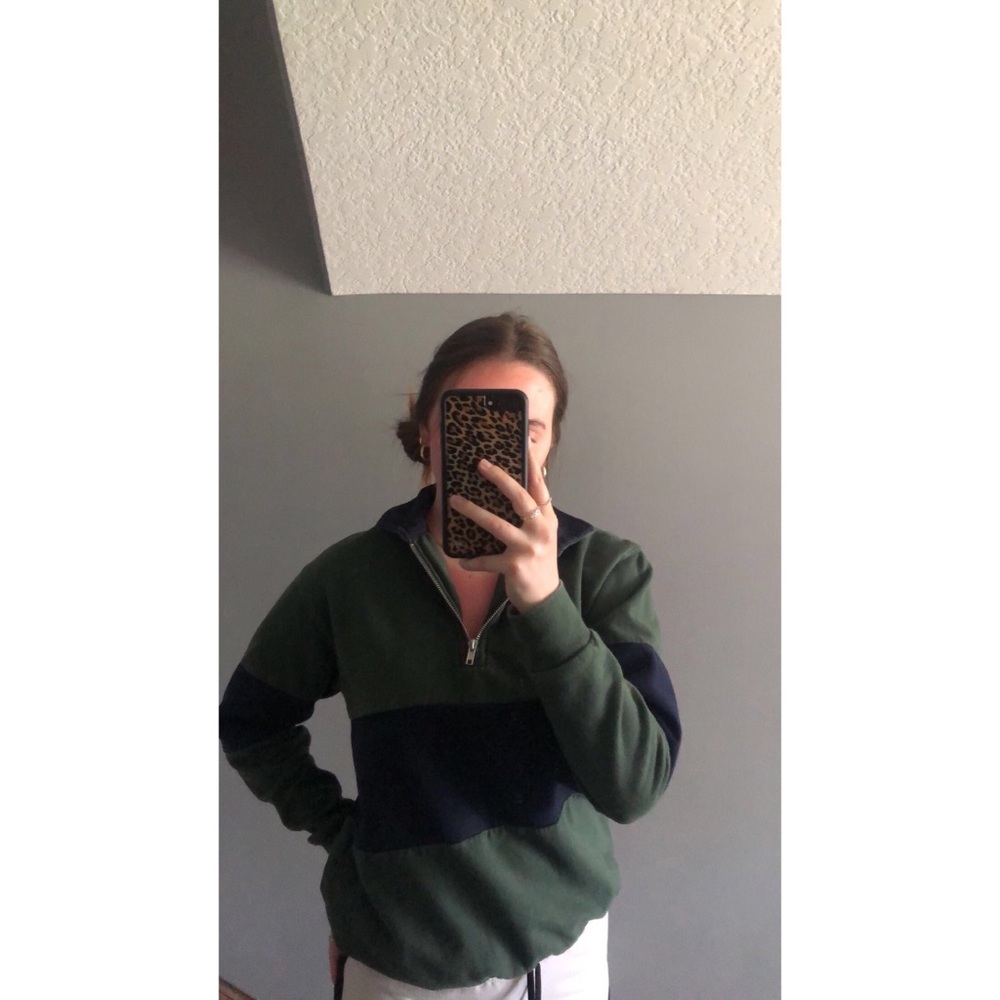 Brandy Melville Quarter Zip Sweater